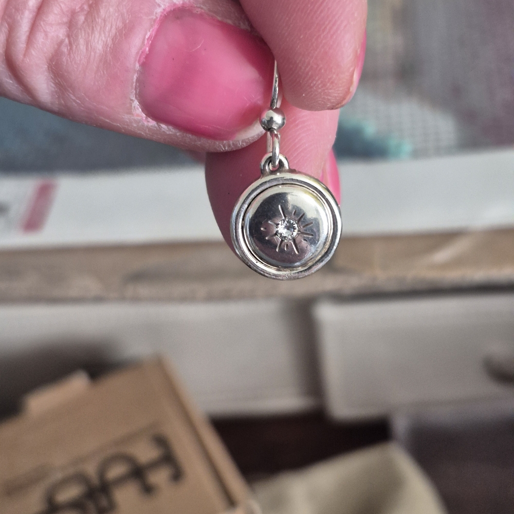 Brighton Silver Circular Earrings